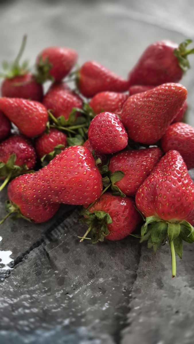 Первая клубника в этом году