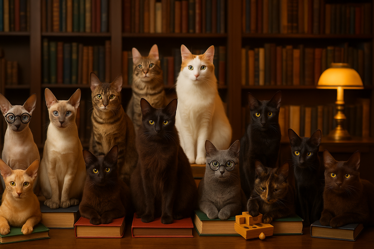 - Умные кошки существуют - просто они молчат о своём IQ