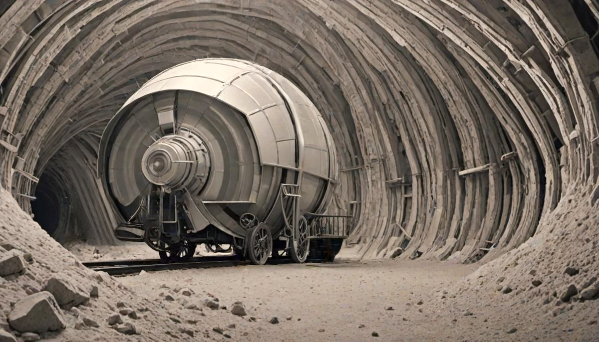 Диковинный аппарат решили извлечь и изучить. Примерная фотореконструкция находки.