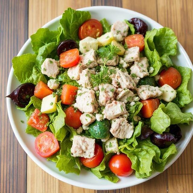 Салат «Нисуаз» с тунцом