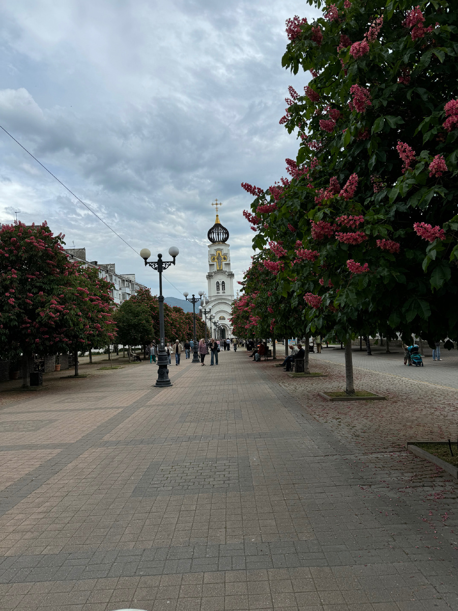 Дорога к набережной