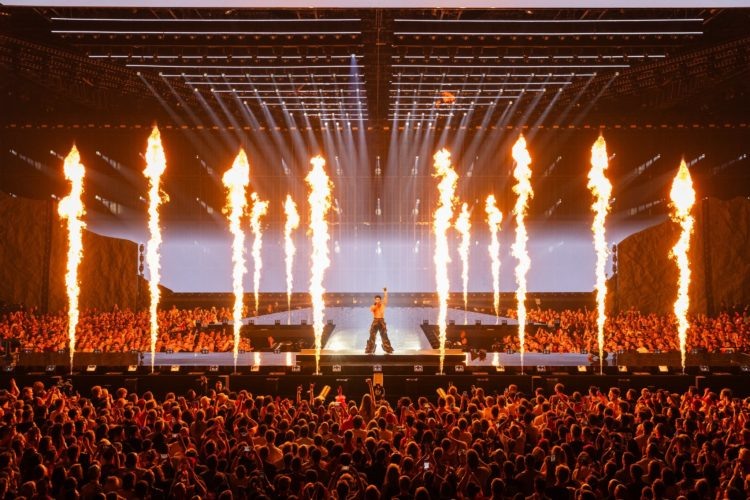    PARG performing SURVIVOR for Armenia at the Second Semi-Final in St. Jakobshalle David Harutunov