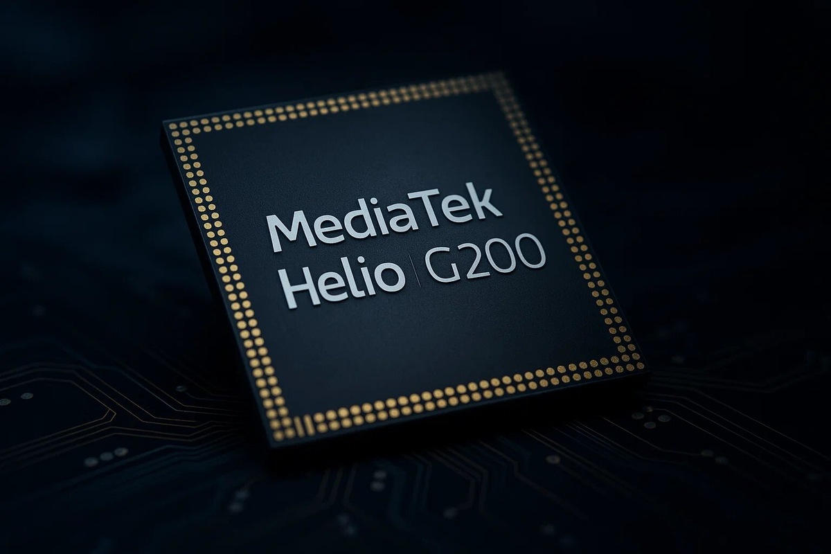 Изображение процессора MediaTek Helio G200