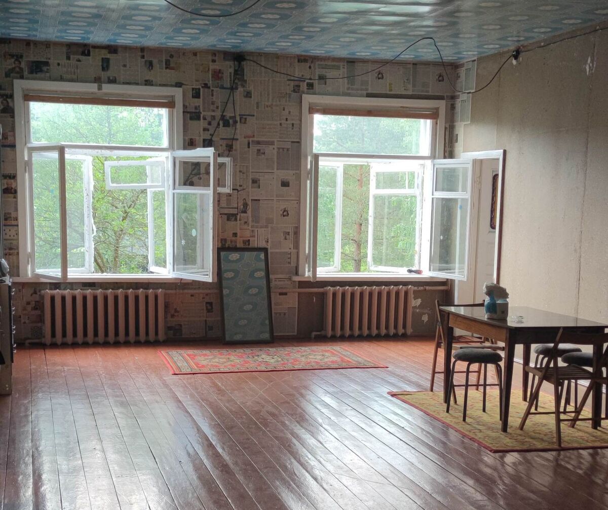 До ремонта, но после уборки 