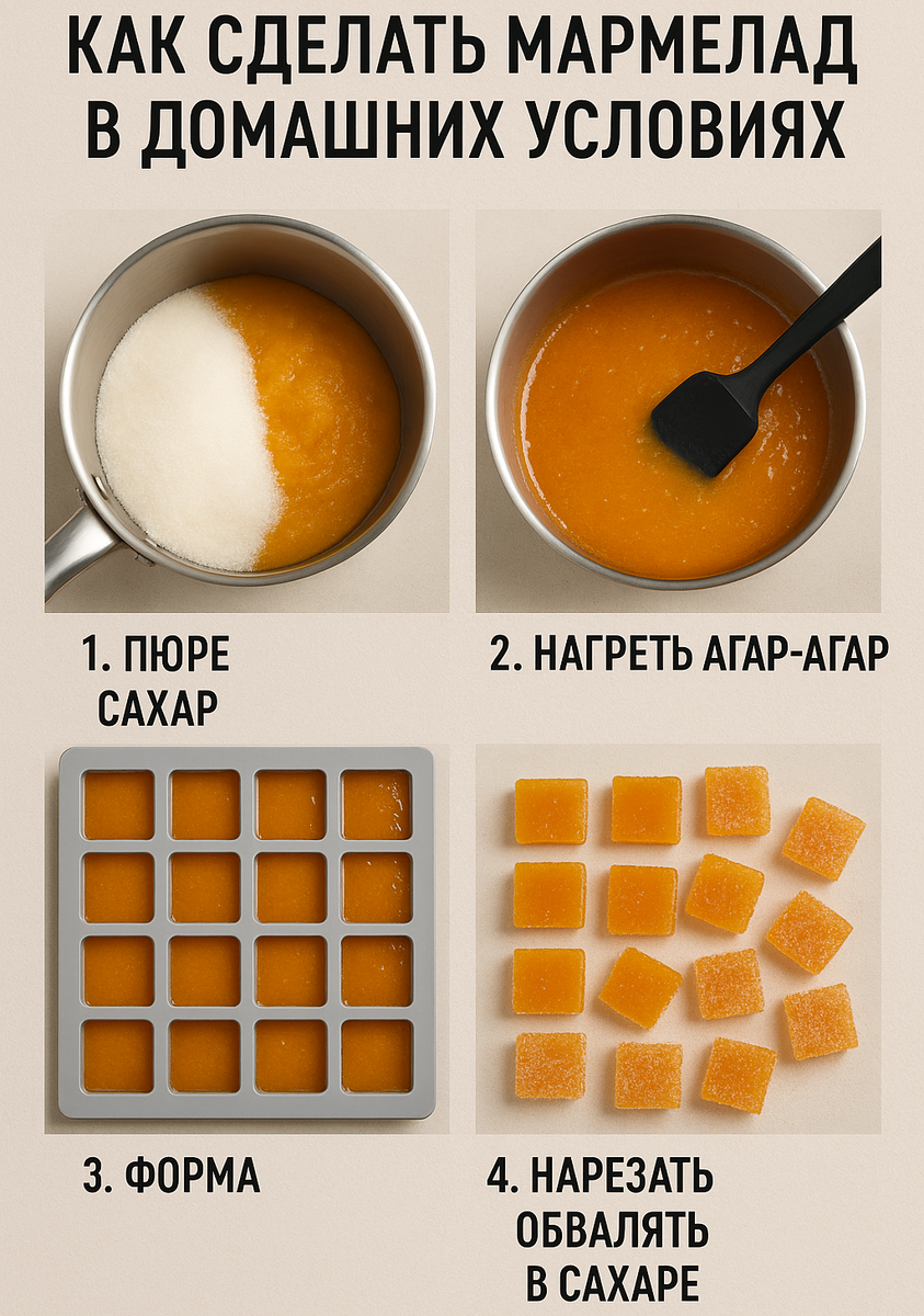 Как сделать мармелад в домашних условиях?