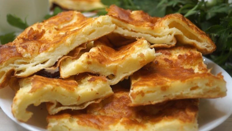 На завтрак✍ Невероятная Вкуснятина из молока за считанные минуты. Вкусняшный Ленивый блин-Гигант в духовке.