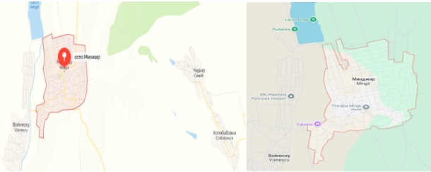 место нахождение н.п. на Яндекс и ГУГЛ картах