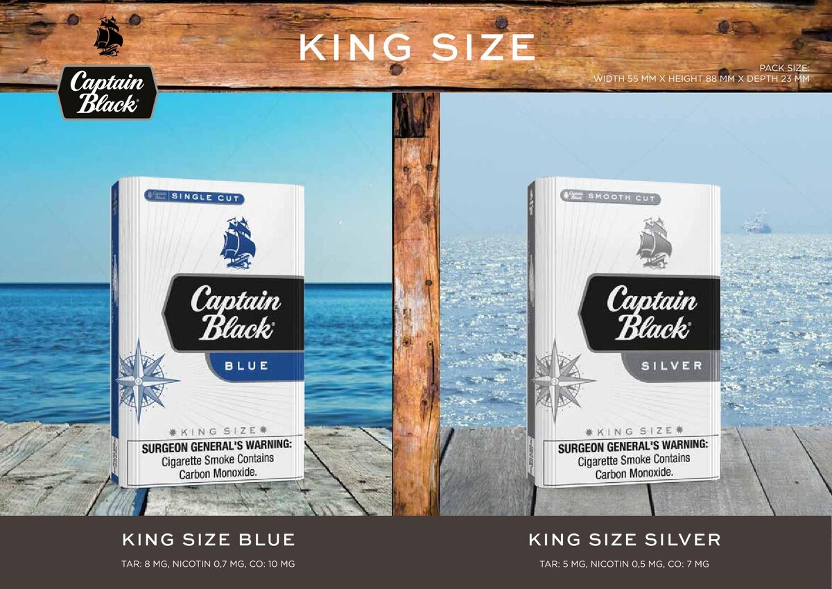 Каталог сигарет Captain Black. Фото: © STG