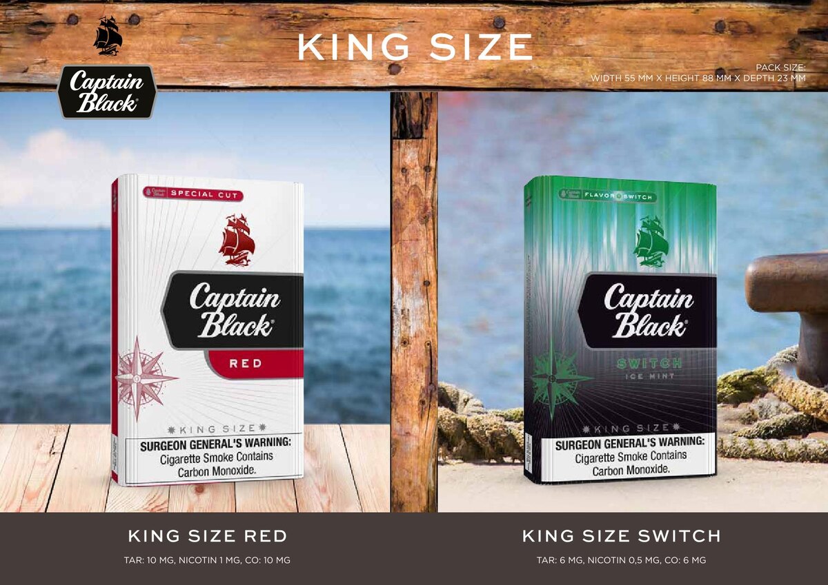 Каталог сигарет Captain Black. Фото: © STG