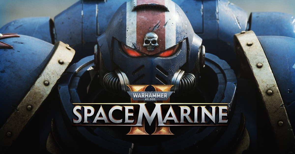(обложка игры "Warhammer 40,000: Space Marine 2".)