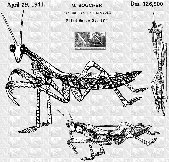 Патент на брошь двух разных размеров