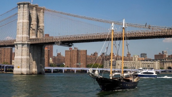    Два человека погибли в результате столкновения парусника с Бруклинским мостом в Нью-Йорке © Andrea Izzotti / Shutterstock/Fotodom