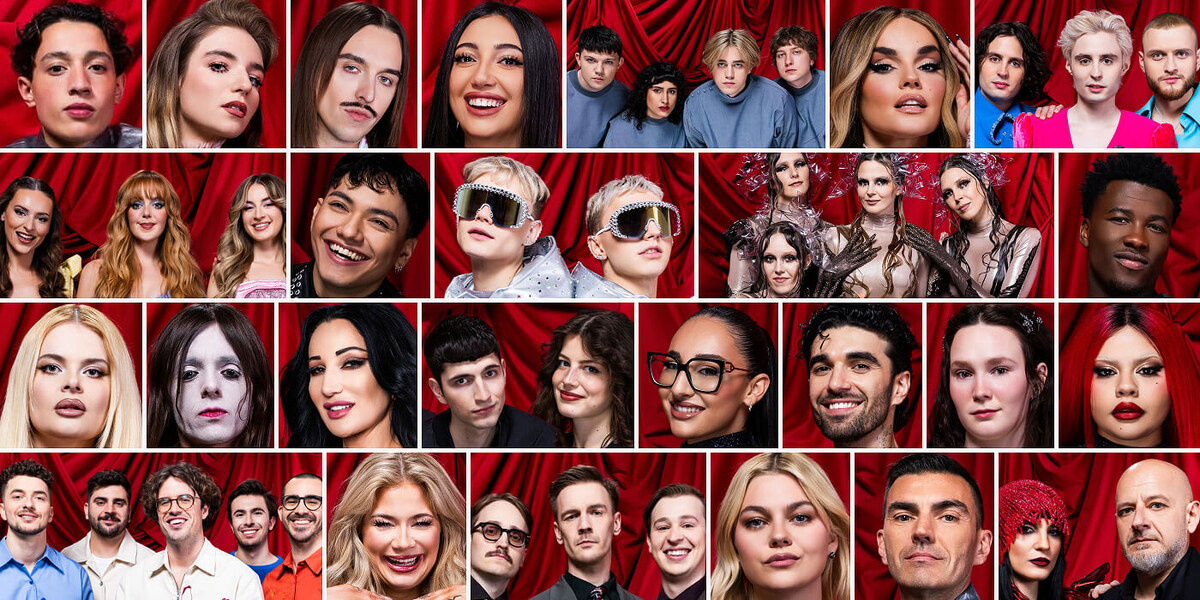 Все участники финала 69-го конкурса "Евровидение"