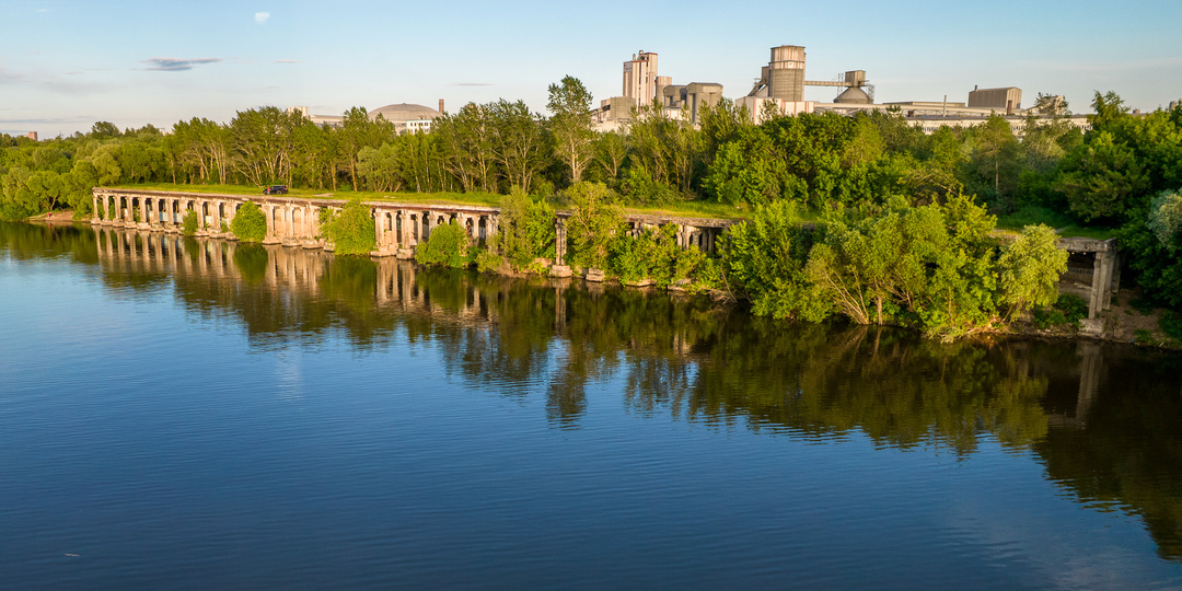 Самая загадочная заброшенная пристань Подмосковья. Коломна