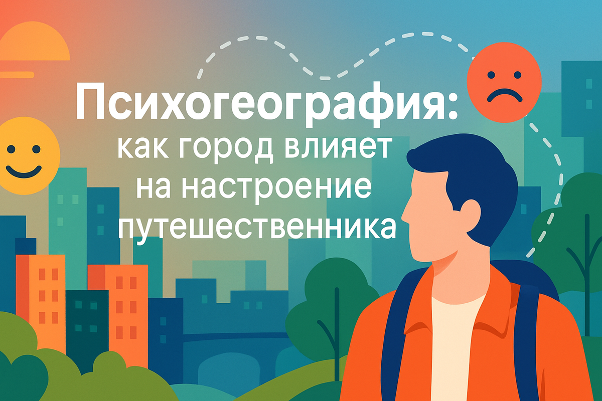 🗺 Психогеография: как город влияет на настроение путешественника