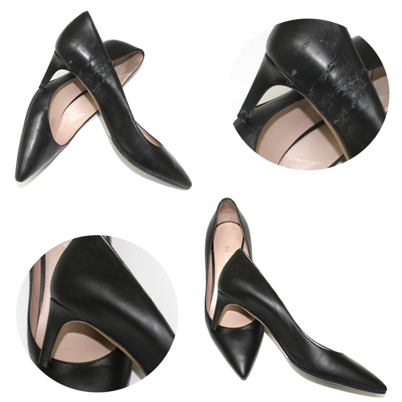 Реставрация обуви. Фото «До» и «После» оказанных услуг в компании ZR POINT на Ленинском проспекте 101. 