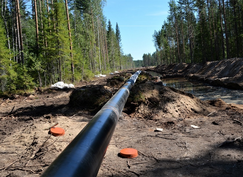    Строительство газопровода. Фото взято с официального интернет-портала Карелии
