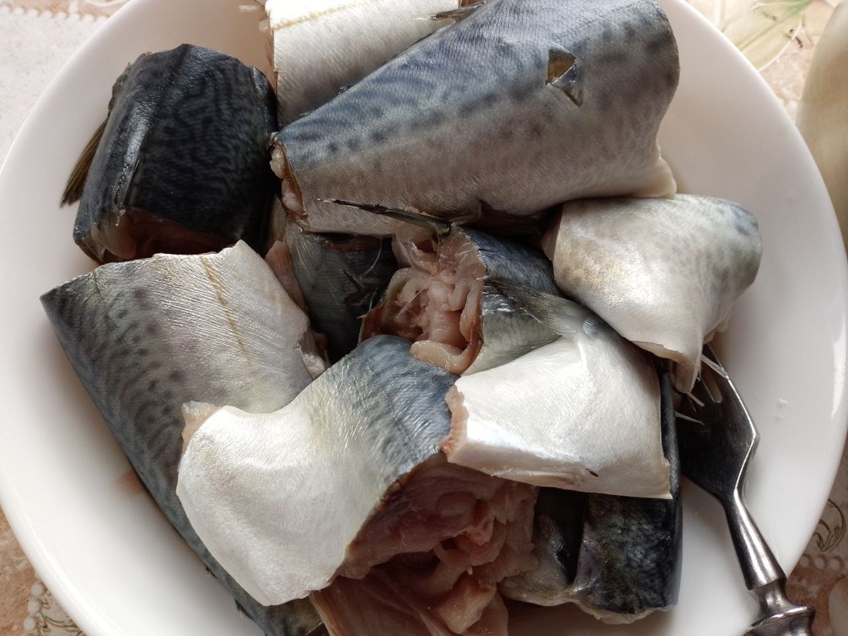 Очистила и промыла.