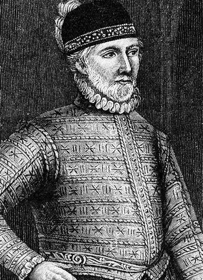 Неизвестный автор. Ричард Невилл, граф Уорик (Делатель королей). Гравюра. XIX век