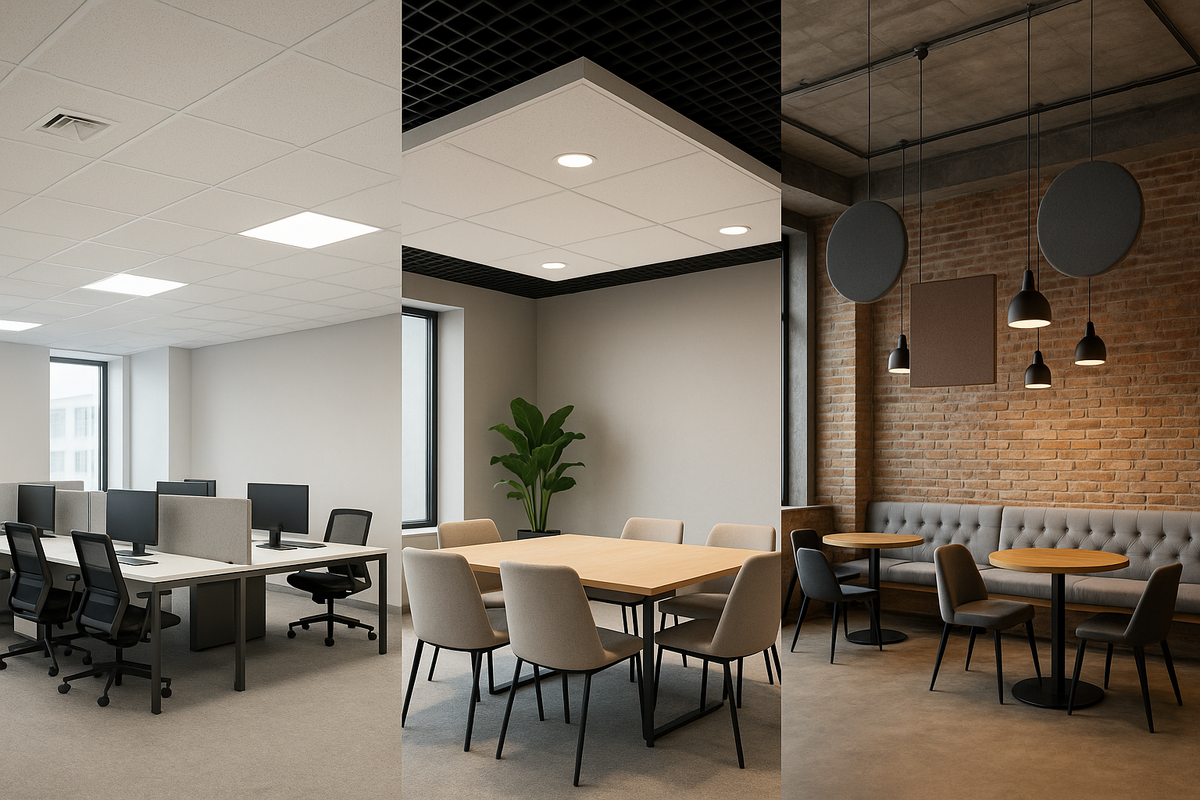 Виды подвесных потолков - Потолочные Решения