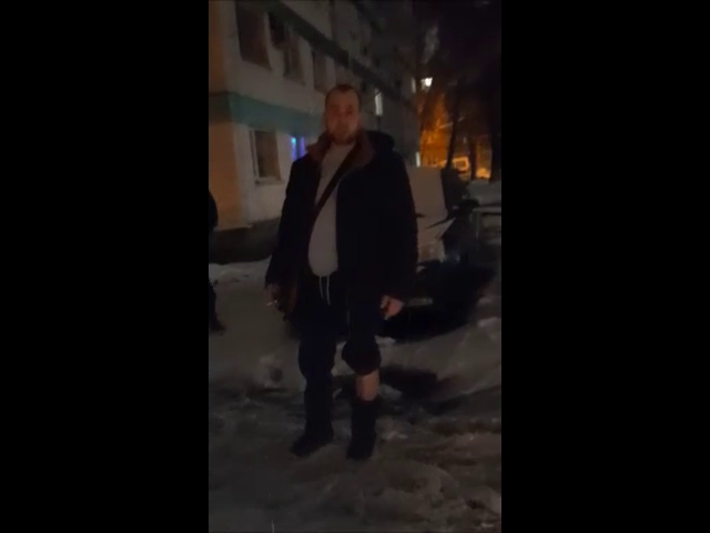 Кадр видео с места нападения