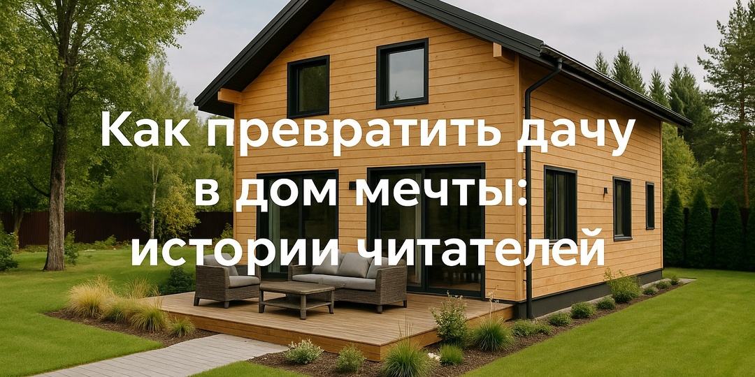 Как создать свой уютный дом мечты на даче: вдохновение из историй читателей и новые идеи для ремонта в 2025 году