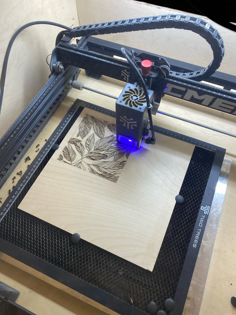 Гравировка на лазерном станке Acmer P1