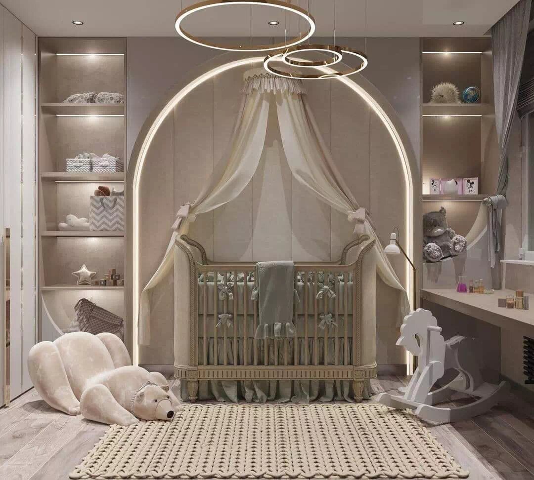 Детская комната для малыша (фото: mamka.moscow)