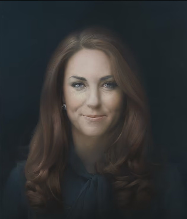 Пол Эмсли "Портрет Кэтрин, герцогини Кембриджской", закончен к 2012 году.