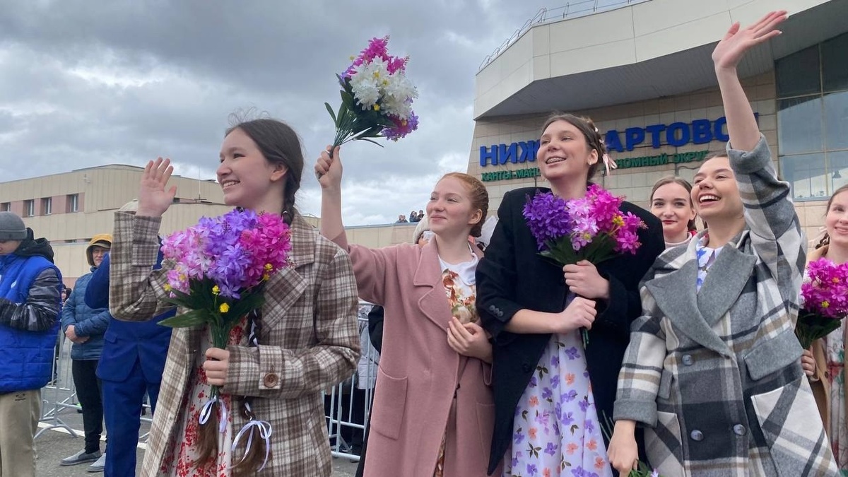    Вартовчане встретили «Эшелон Победы»