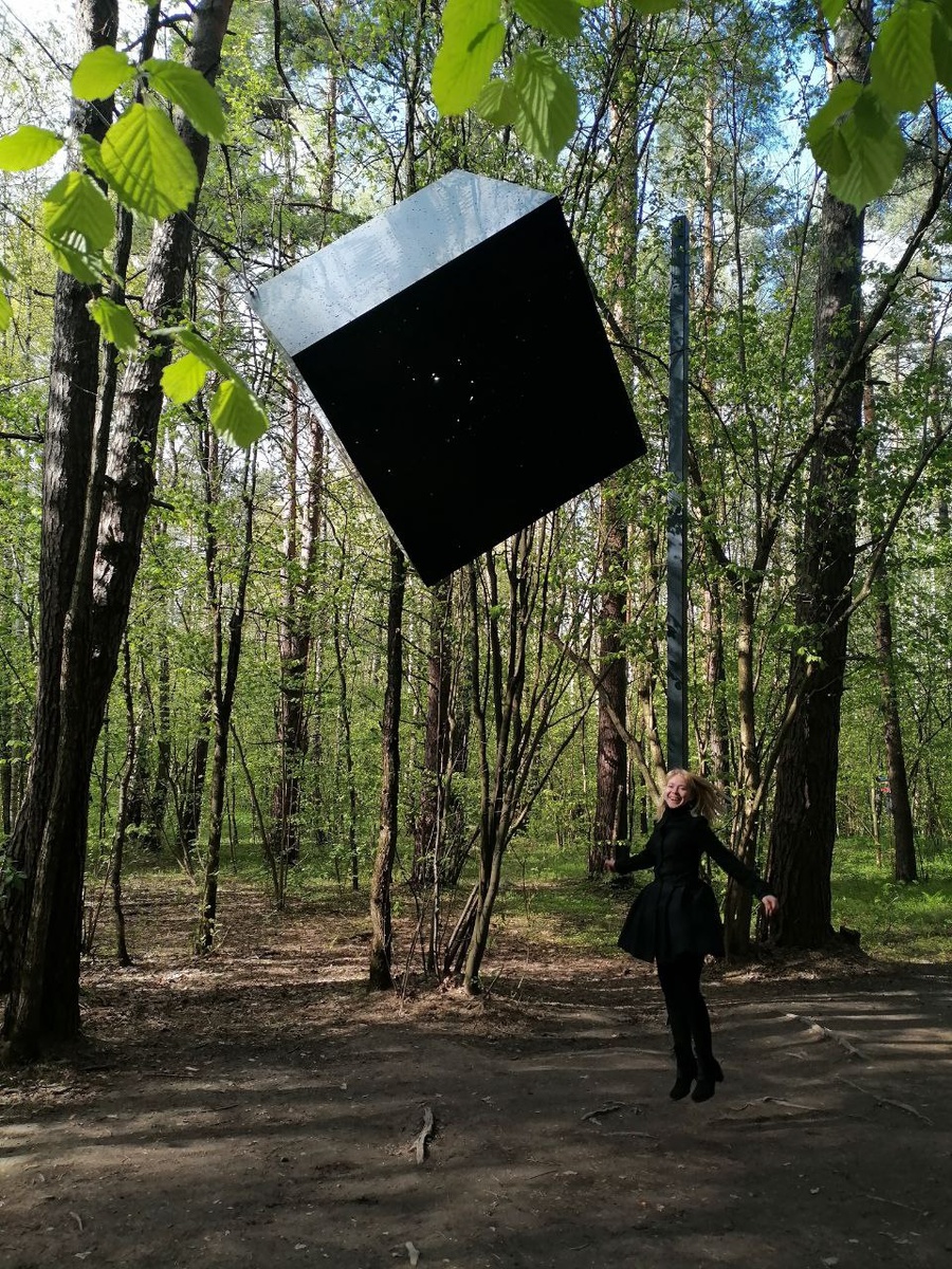 Куб космоса в парке Малевич, фото автора