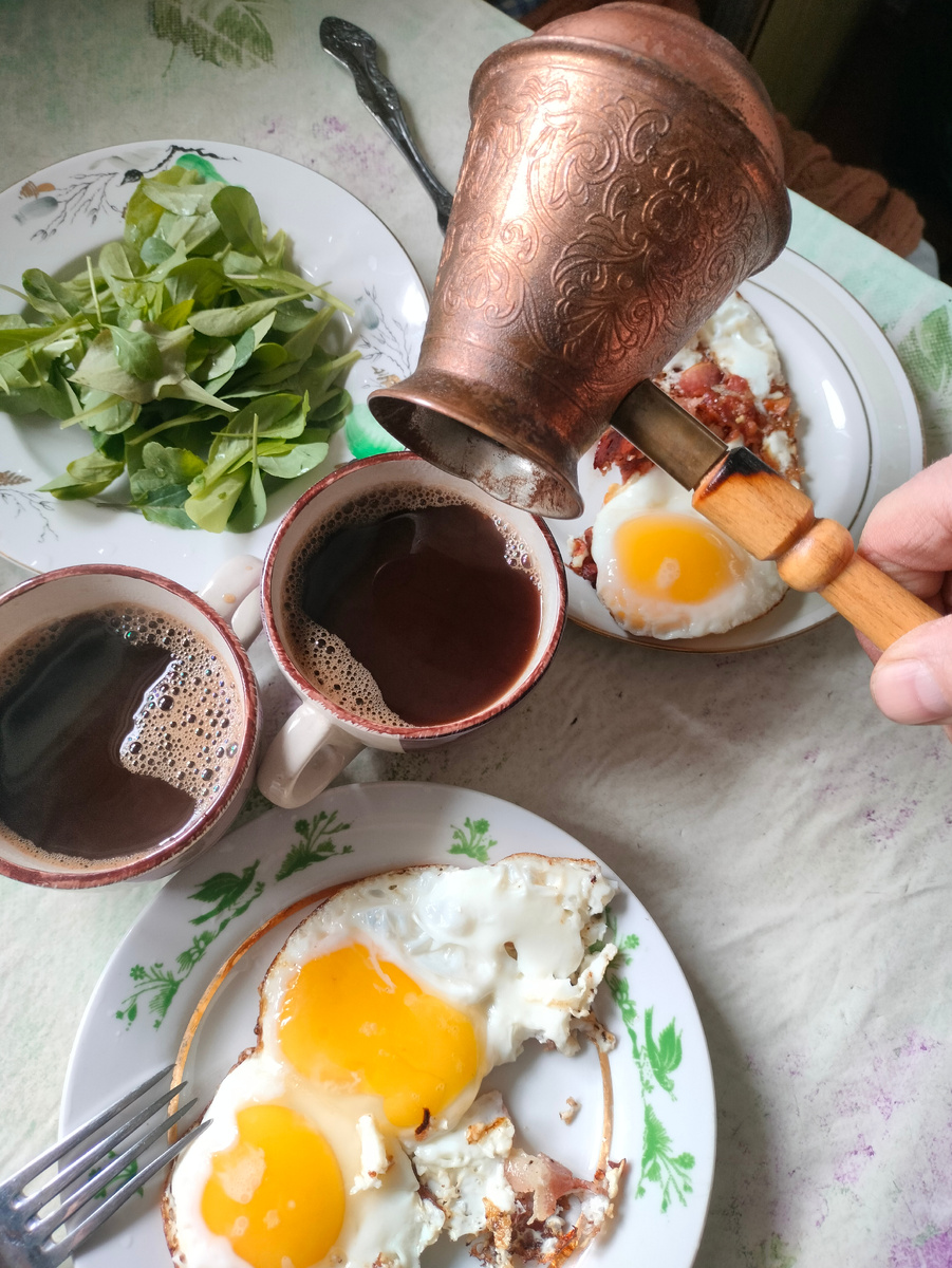 Фото автора. Воскресный завтрак. 