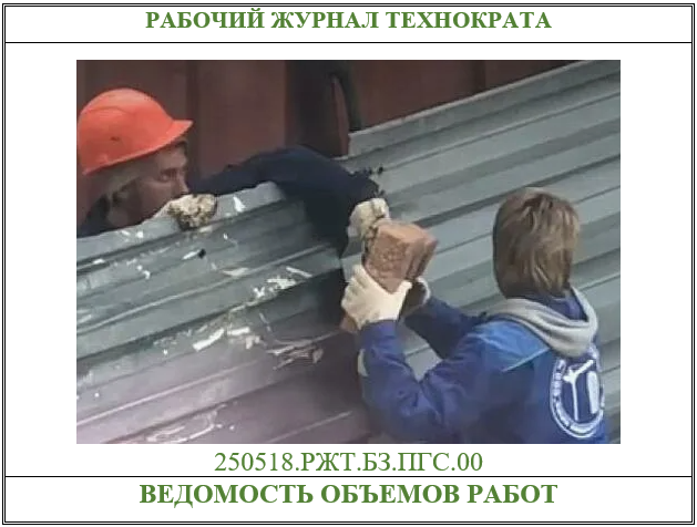Ведомость объемов работ (ВОР)