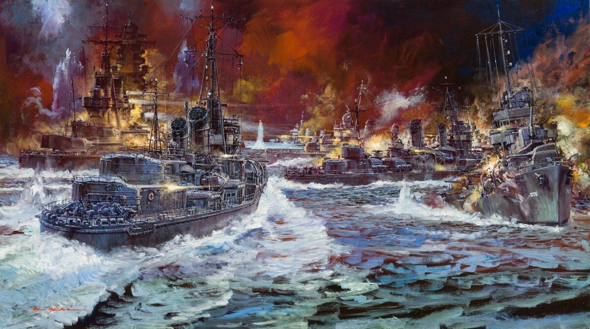 Пятница, 13-е число. Корабли сошлись врукопашную, стреляли даже пулеметы.