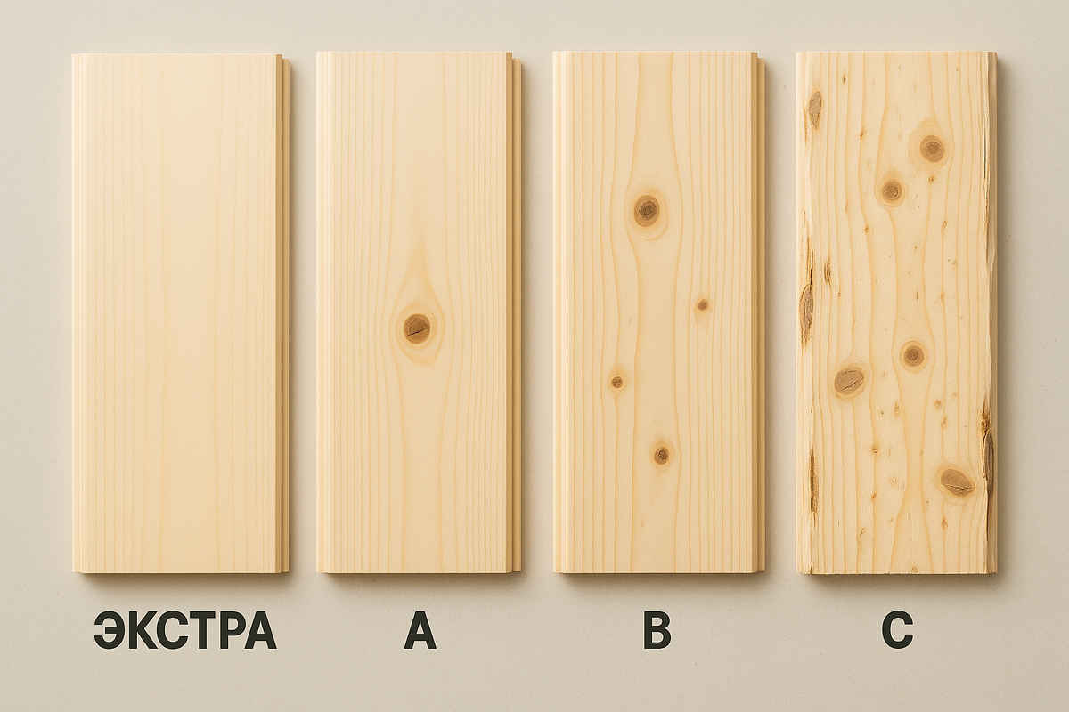 Сортность вагонки