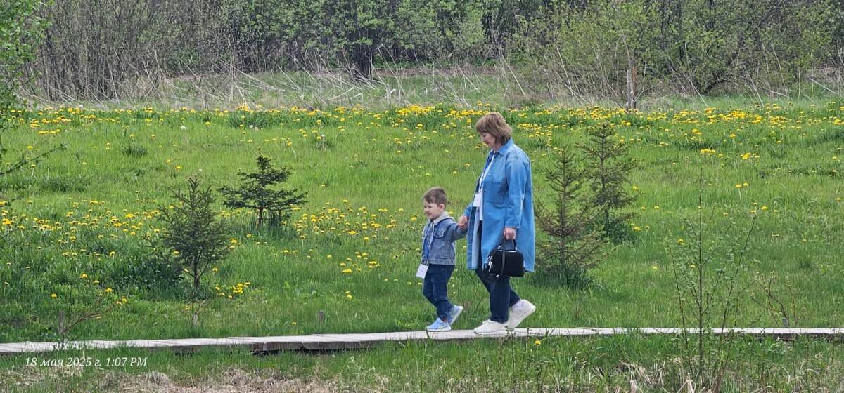 Бабушка Вера с Богданом 