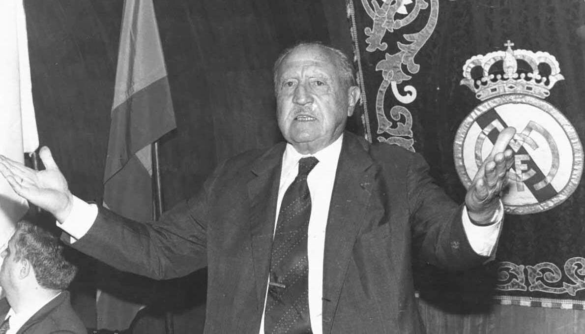 Перед вами сеньор Сантьяго Бернабеу - человек, без которого не было бы ничего