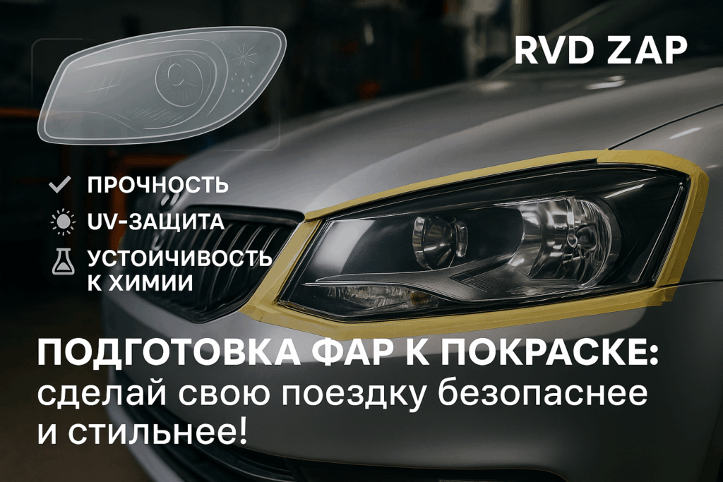    Подготовка фар к окраске admin