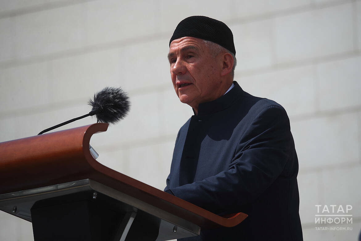 Рустам Минниханов: «Возрождение Болгара - это не только восстановление исторической памяти, но и символ нашего стремления к прогрессу»Фото: © Михаил Захаров / «Татар-информ»