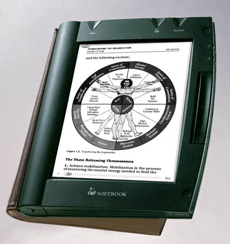 Предположительно, первая электронная книга - SoftBook, 1998 г.