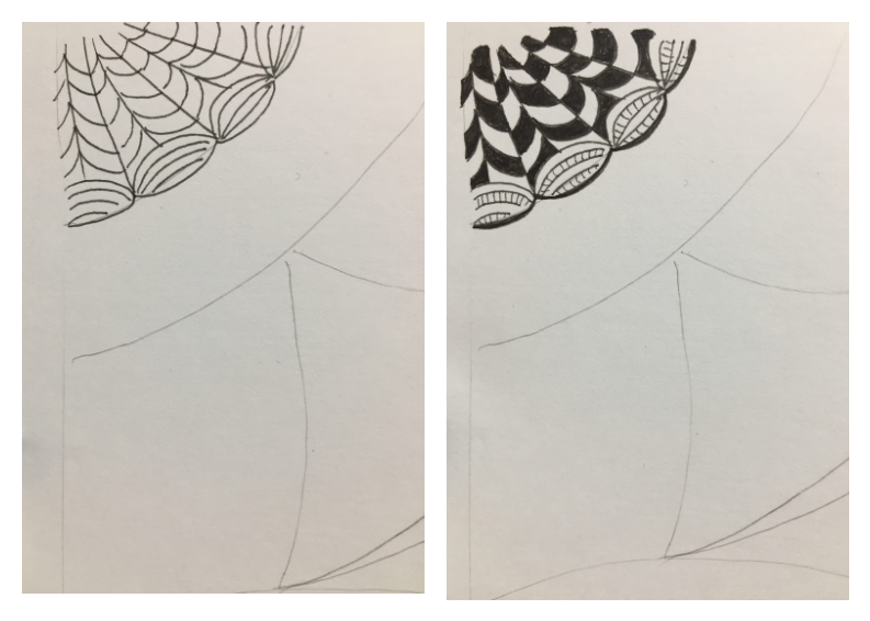 рисуем в технике зентангл