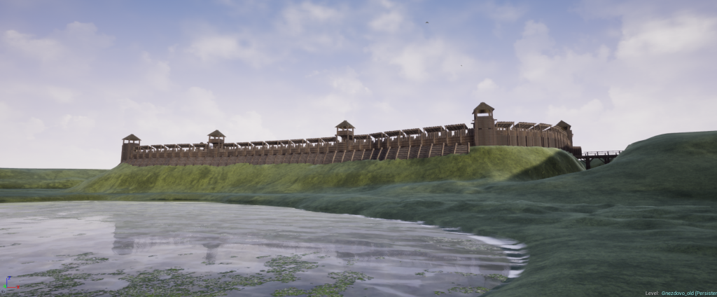 Крепость Гнёздова. Реконструкция.