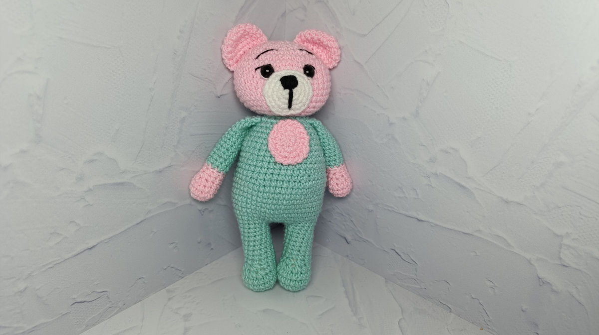 Медвежонок Малыш крючком.