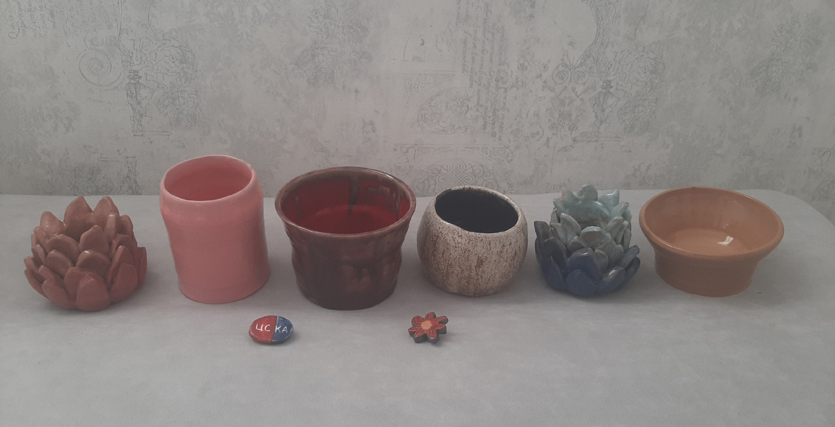 Мои изделия, сделанные в гончарной мастерской.