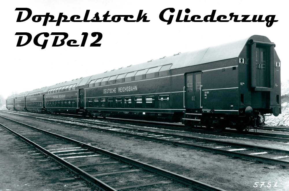 Двухэтажный сочлененный поезд DGB 12. Источник Google.