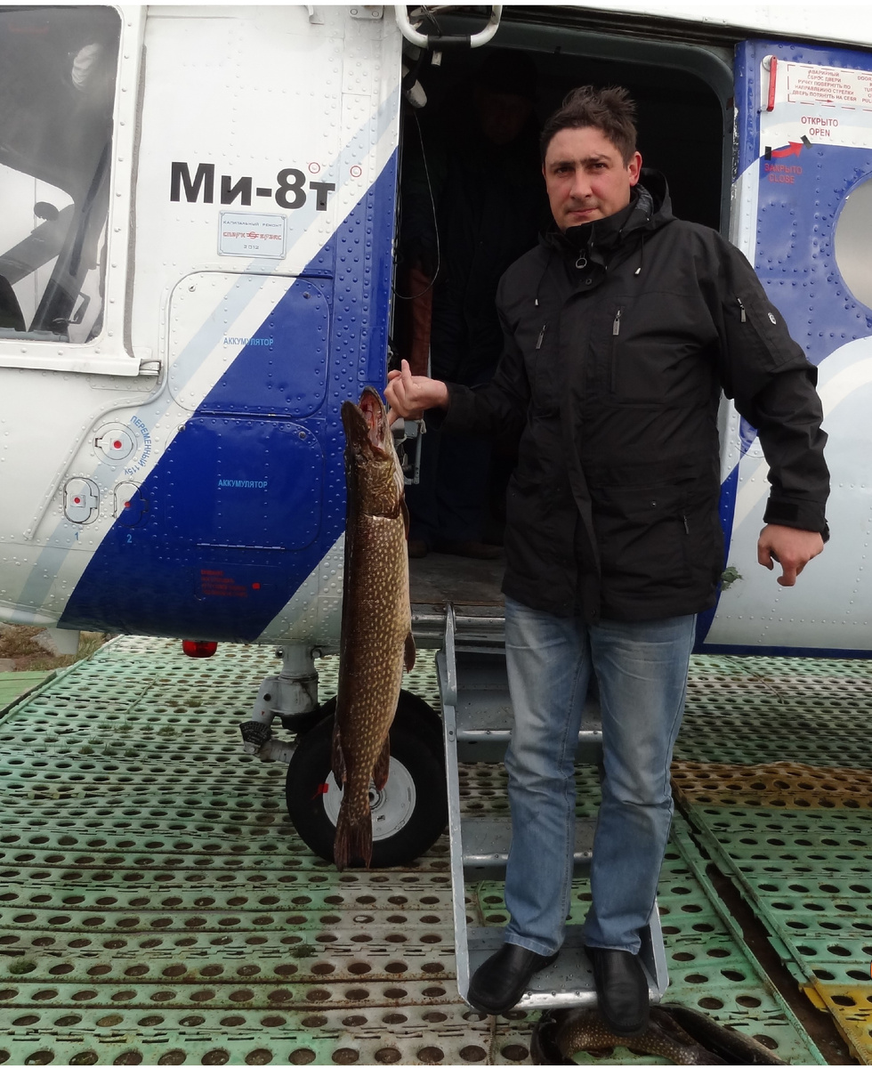 Используя вертолет, конечно же, всегда больше шансов попасть на хорошую рыбалку.