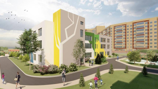 Фото: Строительный блок администрации Ленинградской области