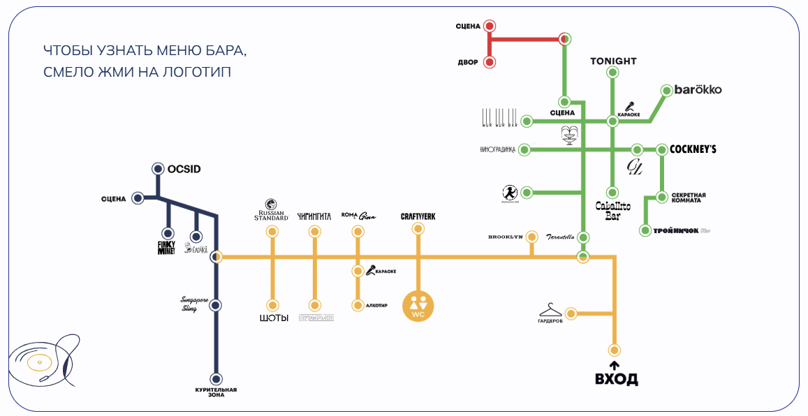 Карта баров Профсоюза