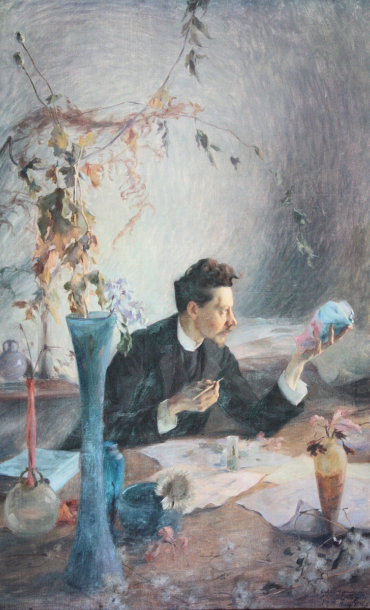 Виктор Пруве, 1858-1943. Портрет Эмиля Галле, 1892, Музей Школы Нанси.