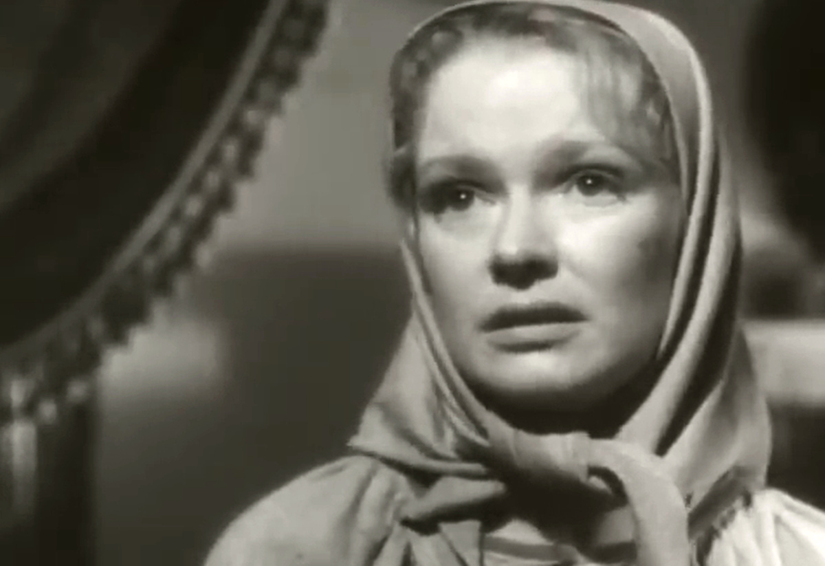 Кадр из кинофильма "Муму", 1959 г., режиссеры Анатолий Бобровский, Евгений Тетерин, сценарист Хрисанф Херсонский, композитор Алексей Муравлёв (скриншот) 